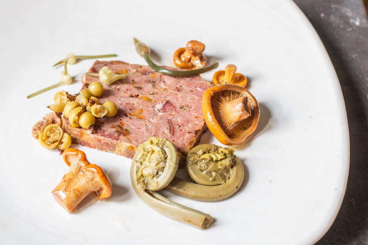 Chicken and Wild Mushroom Terrine Recipe, ingredients & directions