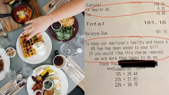Los Angeles Restaurant Implements 4% Surcharge on Each Bill to Support Staff Health Insurance